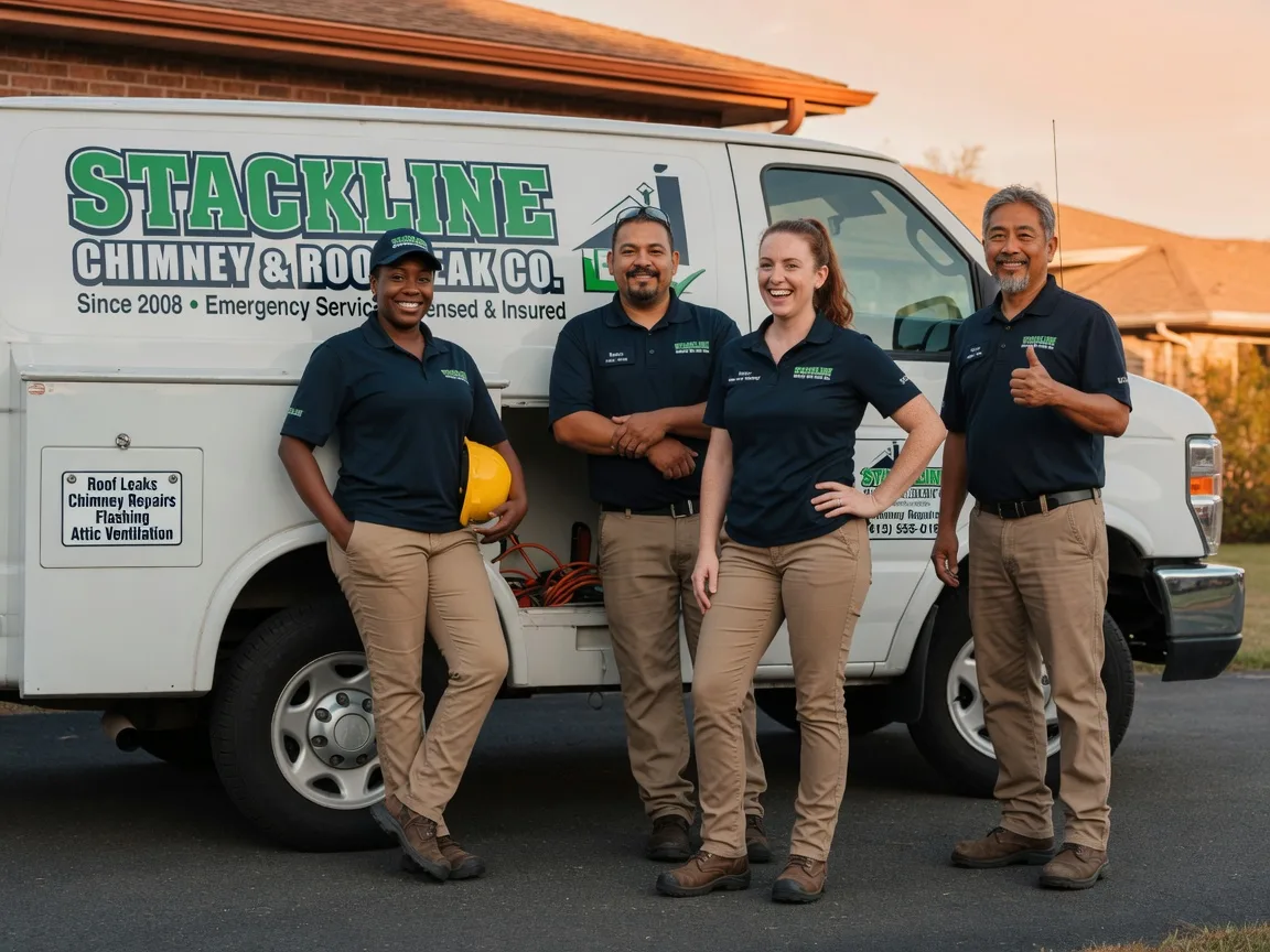 Chimney flashing repair company in Stafford, KS